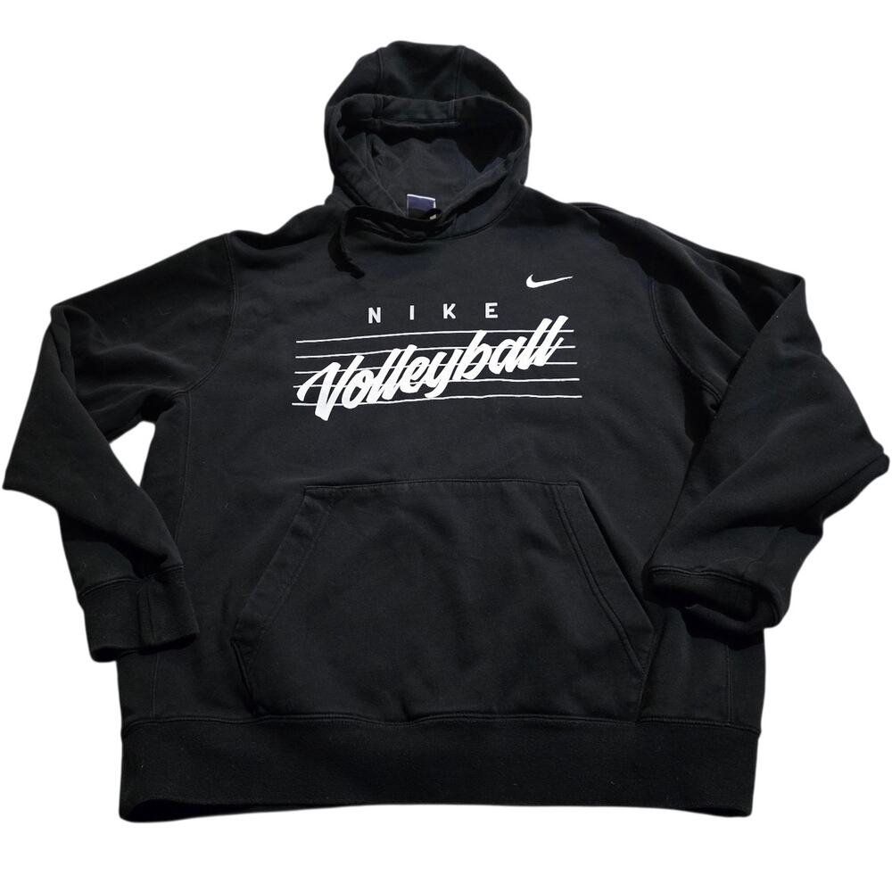 Nike Volleyball Black Hoodie Adult Size L Team Sport Player Gear